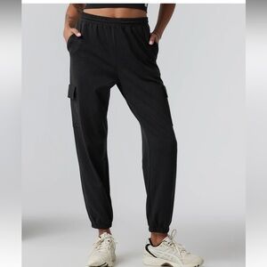 Vuori Black Boyfriend Cargo Jogger